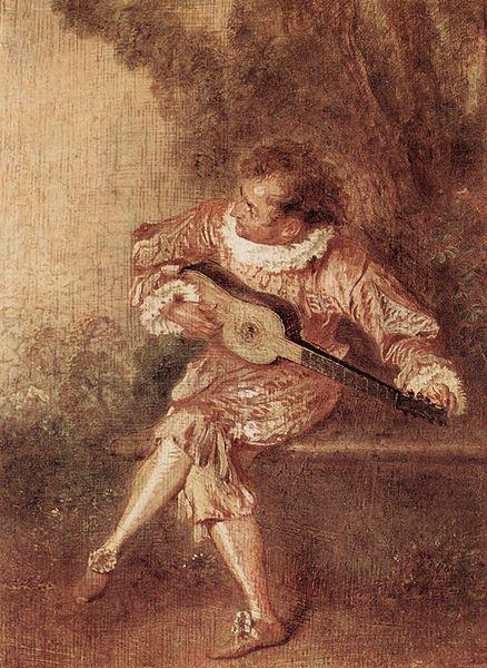Die Serenate, Jean-Antoine Watteau